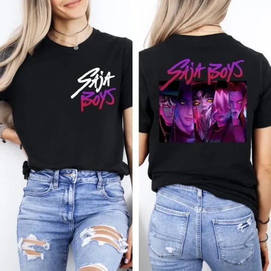Discover Saja Boys Kpop Demon Hunters T-Shirt for Boys