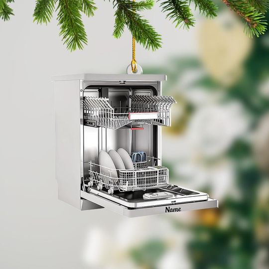 Discover Dishwasher Christmas Light Ornament, Xmas Tree Decor, Loved Dishwasher Ornament, Christmas Hanging Ornament Gift TD-1021-TKVB