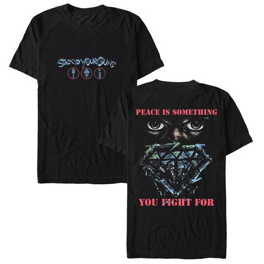 Discover Stick to Your Guns Peace T-Shirt, Band Tee, Hoodie, 2026 Tour