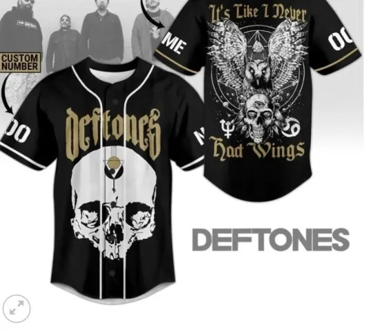 Deftone Its Like I Never Had Wings baseball jersey, 3d gift