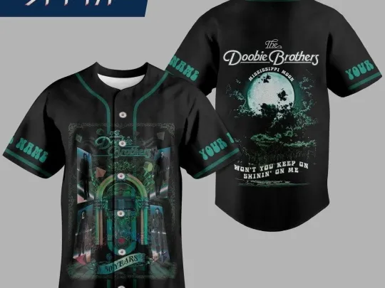 Discover The Doobie Brothers 50 Years Personalized Baseball Jersey All Size  PP3D0114