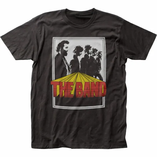 Discover The Band Poster T Shirt Men Rock Music Tee Black