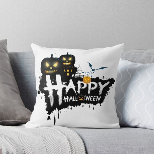 Discover HAPPY HALLOWEEN  Pillow