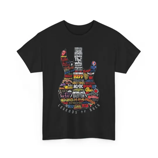 Discover Rock Legend Tee, Musician Shirt, Guitar Player Gift, Concert Band T-Shirt