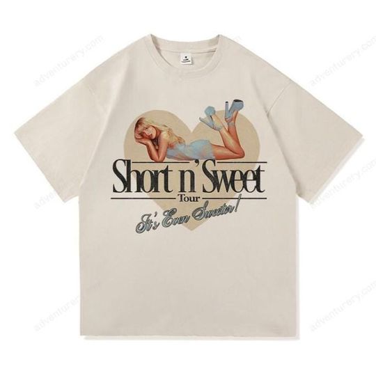Discover Sabrina Carpenter Short N Sweet Tour 2025 Vintage Aesthetic T-Shirt