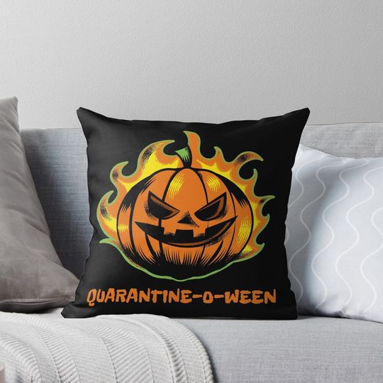 Discover Quarantine-O-Ween, Halloween 2020 shirt, Quarantined Halloween shirt Pillow
