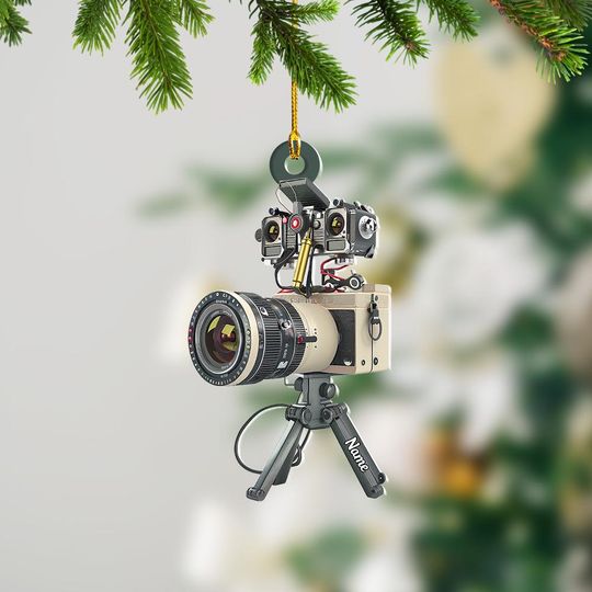 Discover Video Camera Movie Christmas Ornament, Xmas Tree Decor, Loved Video Camera Movie Ornament, Christmas Ornament Gift TD-1024-DWBN