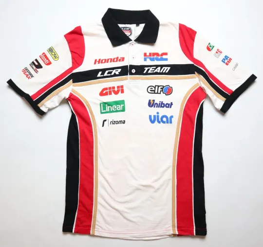 Discover LCR HONDA MOTOGP TEAM VINTAGE RACING POLO SHIRT JERSEY CLINTON KIT ADULT MEN'S M