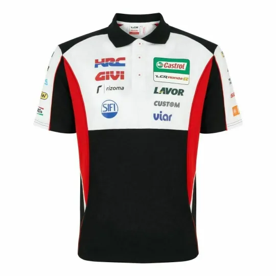 Official Castrol Honnda Crutchlow Motor.GP Racing Team Polo Shirt