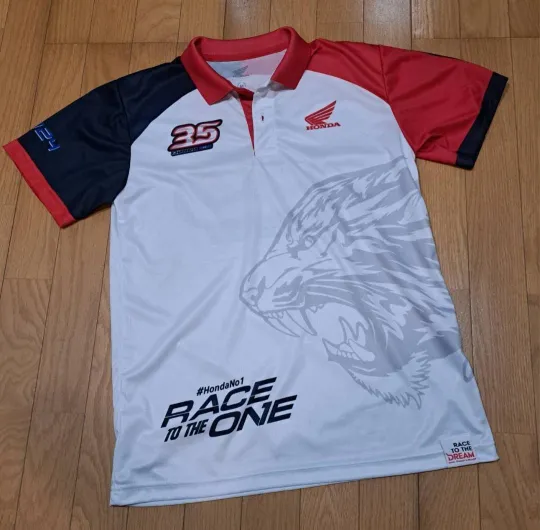 Discover Honda Genuine Motogp Somkiat Chantra Sc35 Polo Shirt Mortor Cycle Bike Rare Mode