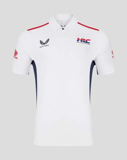 Discover Honda HRC Motogp Unisex Polo Shirt - White