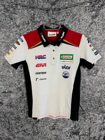 Discover Women’s Honda LCR Team Polo Shirt MotoGP Racing Official Product Size L