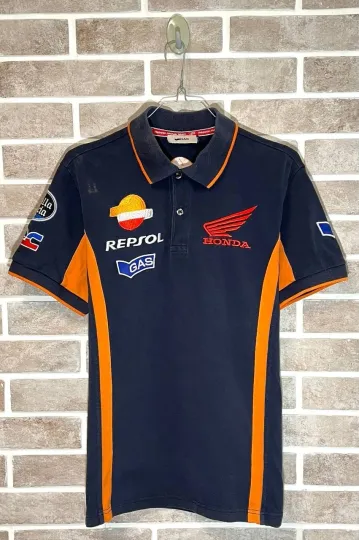 Discover Repsol Honda motogp team polo gas