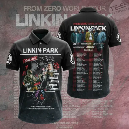 Discover Linkin Park Polo Shirt Tour 2025, Gift For Fans