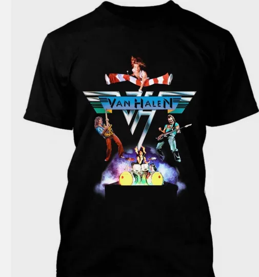 Discover van II Tour Concert Heavy Cotton Black Unisex T-shirt Size S-5XL