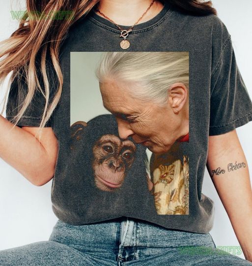 Jane Goodall Shirt, Jane Goodall Tshirt, Remember Jane Goddall, Thank You Jane, Jane Goodall Lover, Rip Jane Goodall