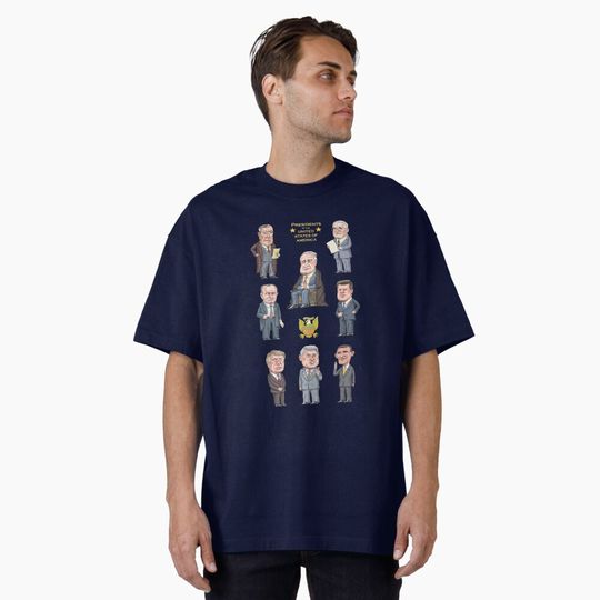 Discover Democratic Presidents of the United States Oversized T-Shirt