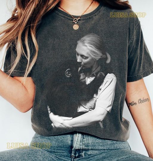 Jane Goodall Shirt, Jane Goodall Tshirt, Remember Jane Goodall, Thank You Jane, Jane Goodall Lover, Rip Jane Goodall