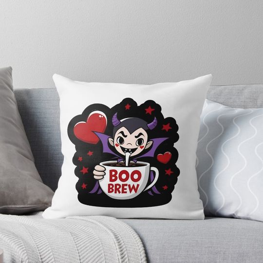 Discover Boo Brew Pillow