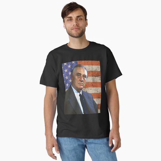 Discover History of US Presidents - FDR Classic T-Shirt