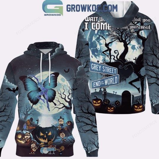 Charlie Brown Peanuts Wait Until I Come Halloween 3D Hoodie