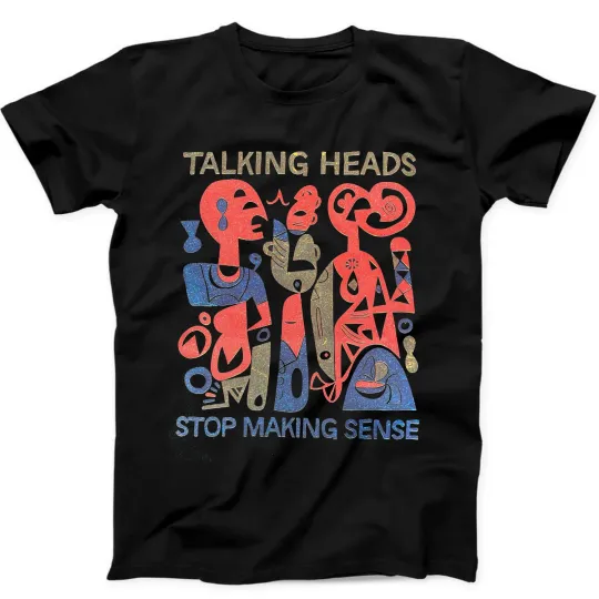 Talking Heads Stop Making Sense Rock Punk Music T-Shirt Black