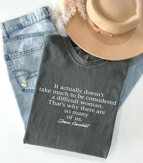 Discover Jane Goodall Quote Tshirt, Jane Goodall Tribute Comfort Colors Shirt, Jane Goodall Tee, Remember Jane Goddall Shirt, Rip Jane Goodall Lover