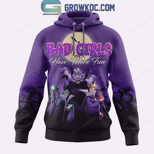 Disney Bad Girls Have More Fun Halloween 3D Hoodie