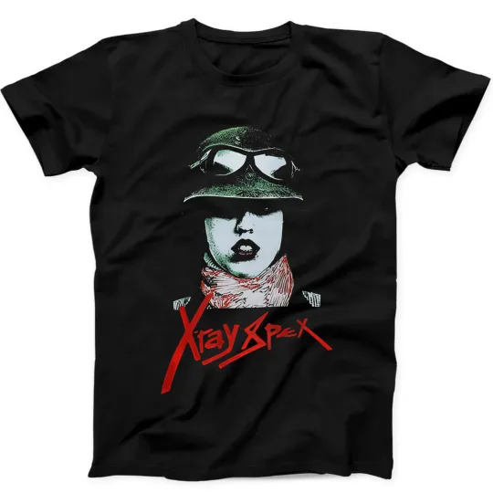 Discover X-Ray Spex Punk Rock Band T-Shirt Black