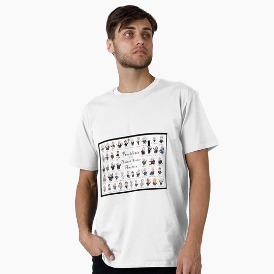 Discover Presidents of the United States of America 2021 with border Premium T-Shirt