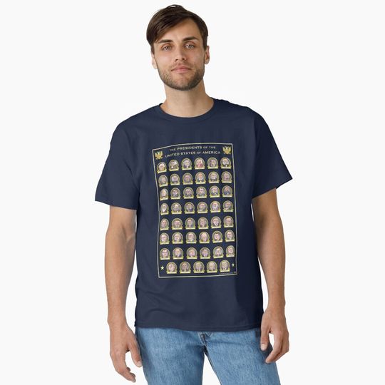 Discover Presidents of the United States of America (Updated for 2025) Classic T-Shirt