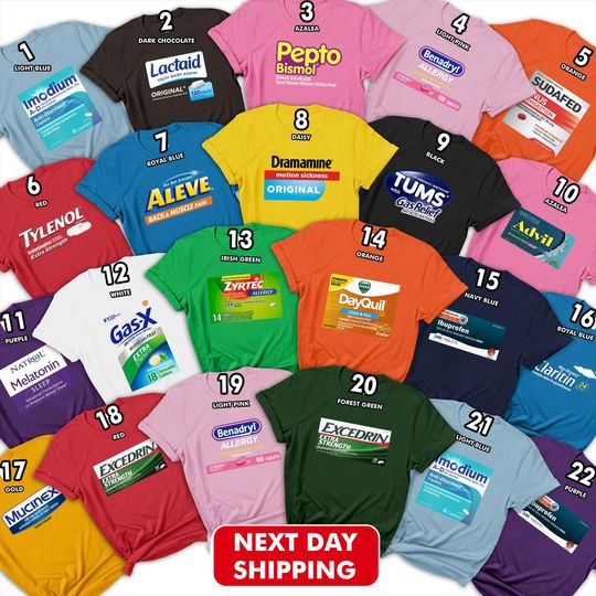 Pharmacy Halloween Costume, Medicaall Matching Shirt, Halloween Nurse Costume Party Tee, Doctor Group Shirt, Pharmacy Shirt For Team