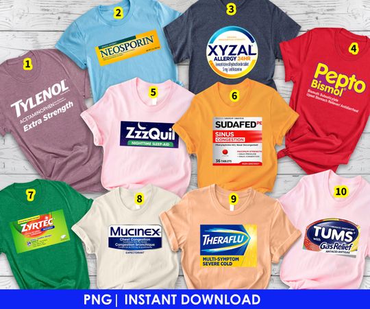 Pharmacy Halloween Shirt, Medicineee Label Costume Shirt, Nurse & Doctor Group Outfit, Halloween Party, Softball Costume