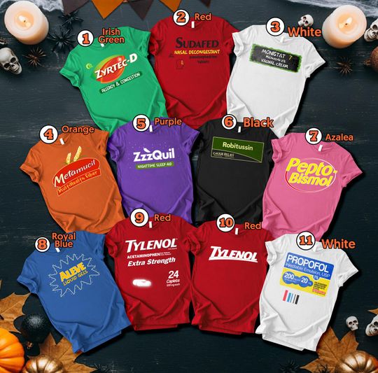 Discover Medicine Halloween Costume Shirt, Pharmacist Halloween Group, Pharmacy Halloween Cosplay, Medical Halloween Shirt, Nurse Halloween Costume