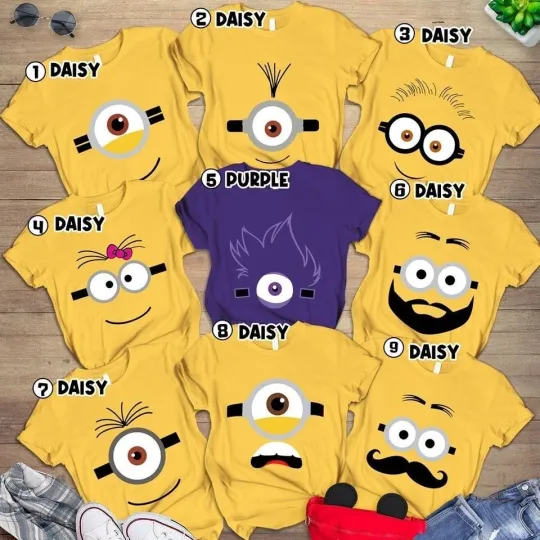 Discover Minions Halloween Costume Shirt, Minions Group Costume T-Shirt For Men Women