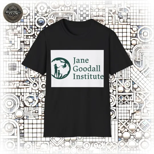 Discover Jane Goodall Institute Chimp Logo Unisex T-Shirt