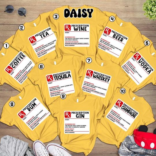 Discover Prescription Pill Pharmacist Halloween Costume Shirt, Group Nurse Matching Halloween Costume