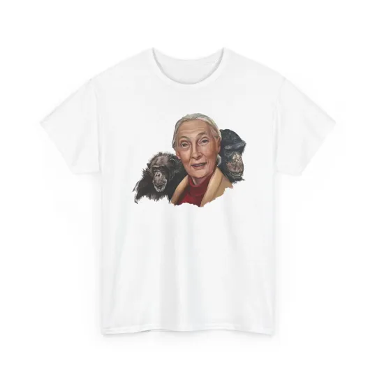 Discover Jane Goodall And Chimpanzee Understand Care Help Unisex T-Shirt