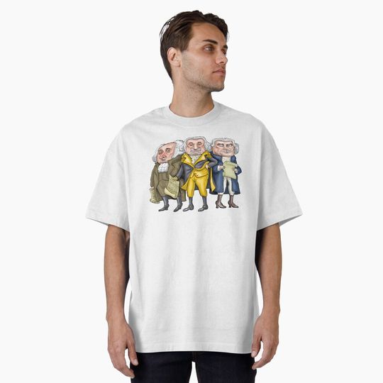 Founding Fathers | By Graeme MacKay Oversized T-Shirt