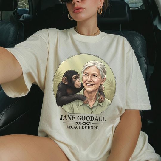Discover Jane Goodall Png, Jane Goodall Png, Remember Jane Goddall, Thank You Jane, Jane Goodall Lover, Rip Jane Goodall, Digital Download