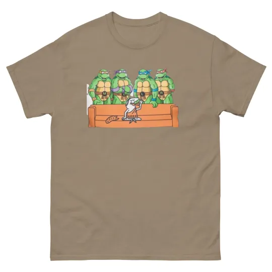 Funny Ninja Turtles Parody T-Shirt with Little Caesars