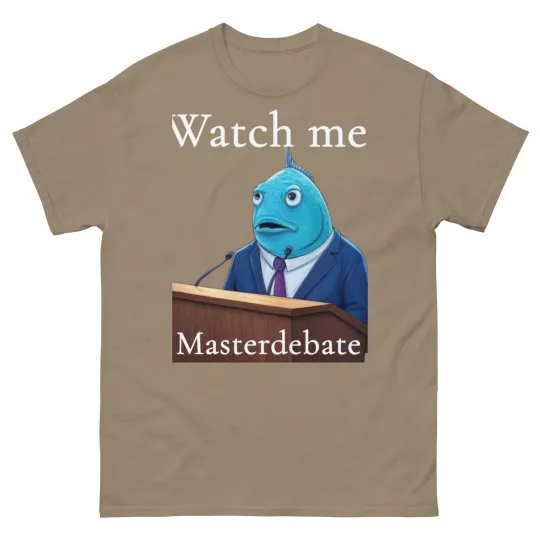Discover master debater funny fishing t-shirt