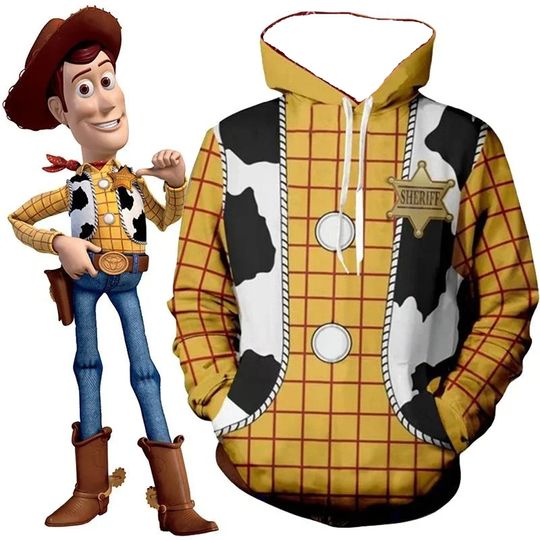 Discover Disney Toy Story Hoodie Buzz Lightyear Woody Sweatshirt 3D Printed Hoodie for Both Men and Women  Harajuku Tracksuit Men