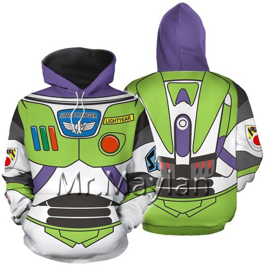 Cosplay 3d Full Printed Buzz Lightyear Jacket Men/women Hoodie Unisex Casual Boys Streetwear Sweatshirt Pullover Sudadera Hombre