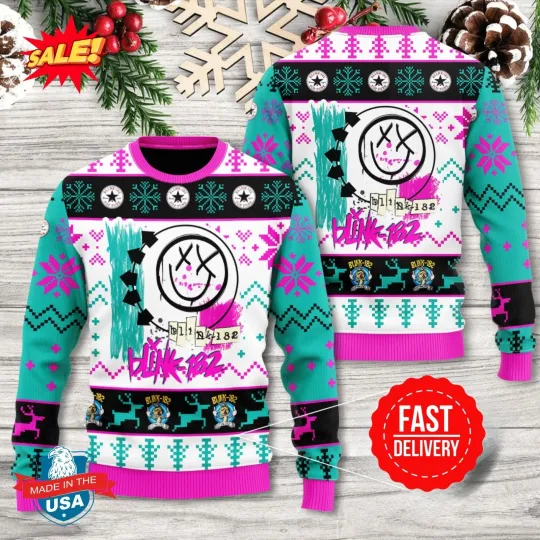 B182 Ugly Sweater 2025 Full Size Gift Unique
