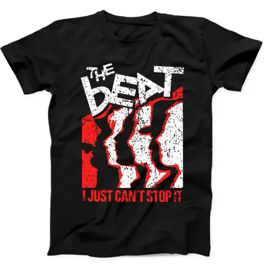 Discover The Beat T-Shirt I Just Can't Stop Music Black Tee Men Women