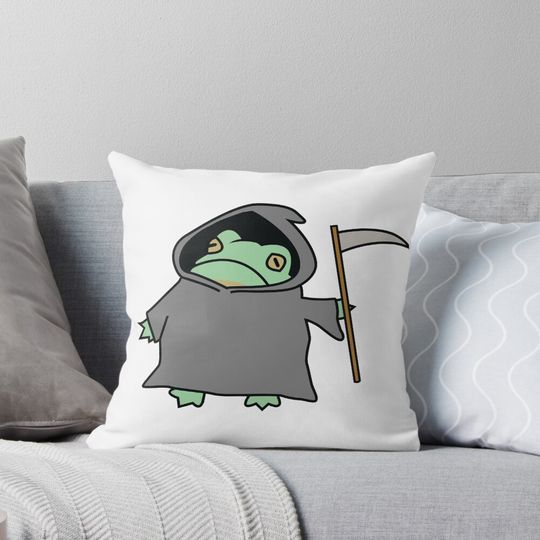 The frog of death costume Pillow