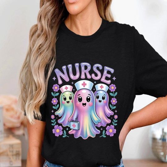 Discover Halloween Ghost Shirt Halloween Pastel Ghosts Spooky