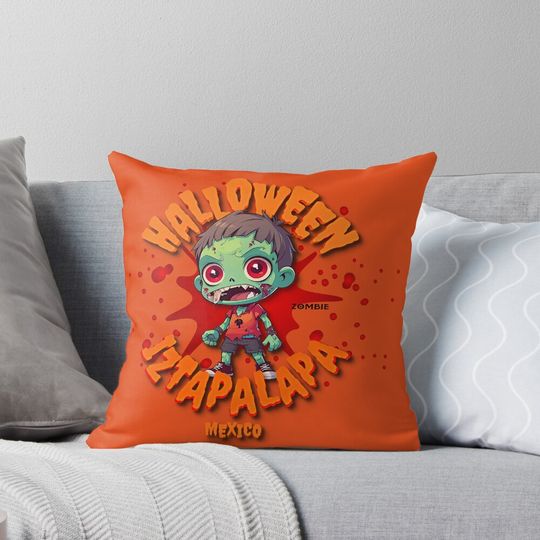 Discover HALLOWEEN IZTAPALAPA MEXICO: Limited Edition Halloween 2025 Merch #1 Pillow