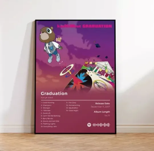 2024 Kanye West Music Album Poster Canvas Print